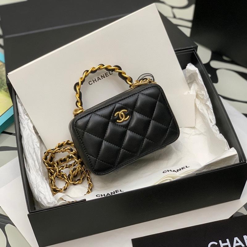 Chanel Chain Package AS2874 Sheepskin Black